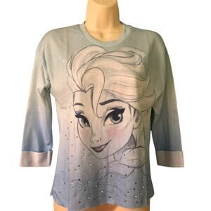 Disney Frozen Elsa embellished knit top Size Small Hot Topic